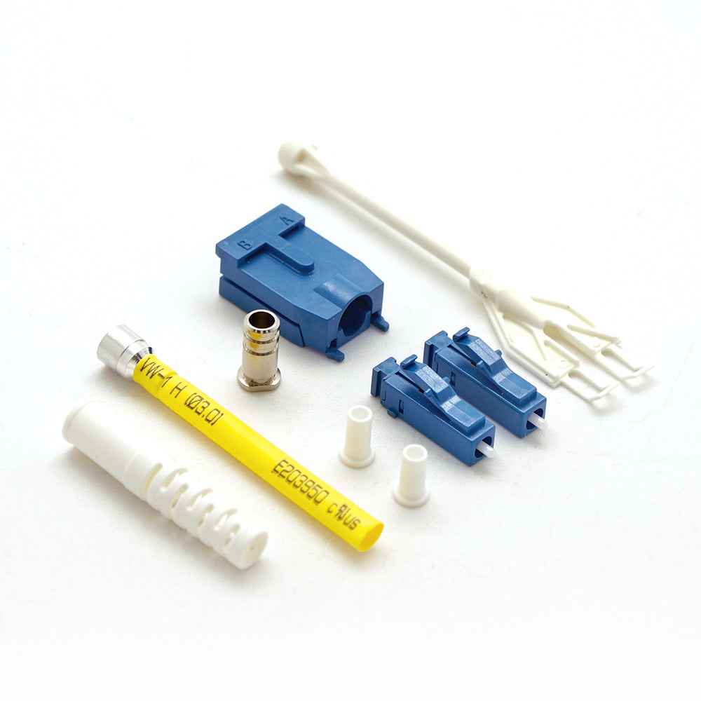 LC/UPC SM DX Uniboot Pull-push Tab Connector 3.0mm -White (10pcs/pack) LC/UPC SM DX Uniboot Pull-push Tab Connector 3.0mm -White (10pcs/pack)